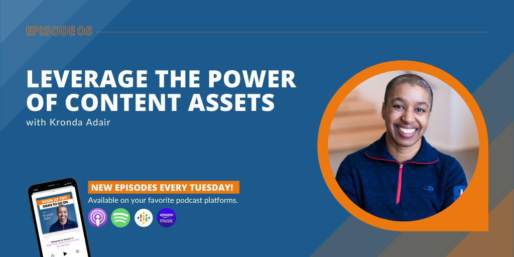 Leverage the Power of Content Assets with Kronda Adair