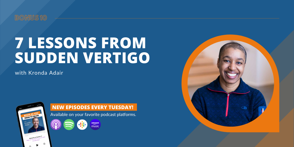 Lessons from Sudden Vertigo